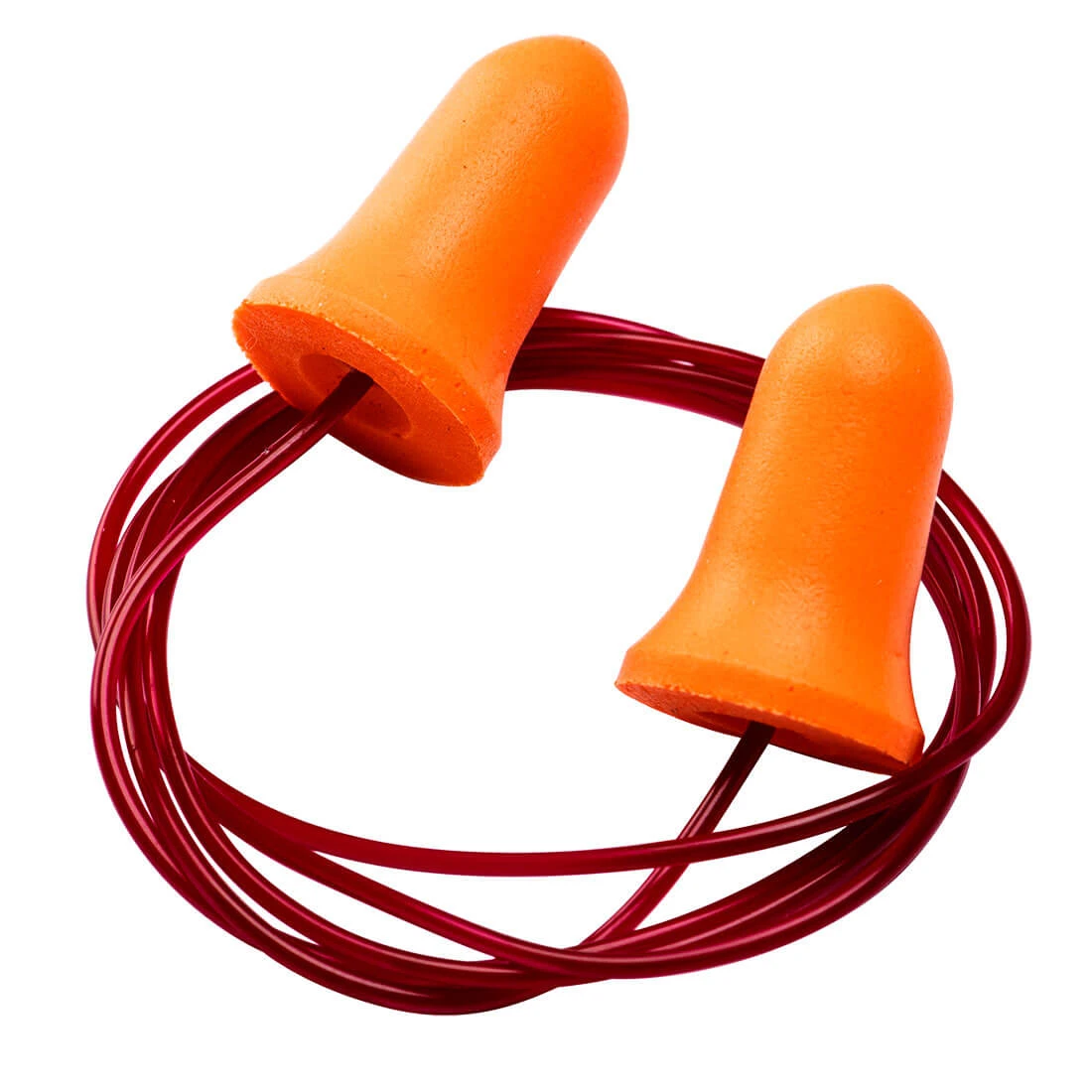 Bell Comfort PU Foam Ear Plugs Corded (200 Pairs) Orange Bell Comfort PU Foam Ear Plugs Corded (200 Pairs) Orange