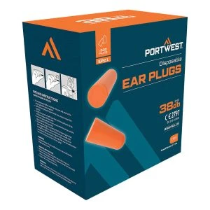 Ear Plug Dispenser Refill Pack (500 Pairs) Orange