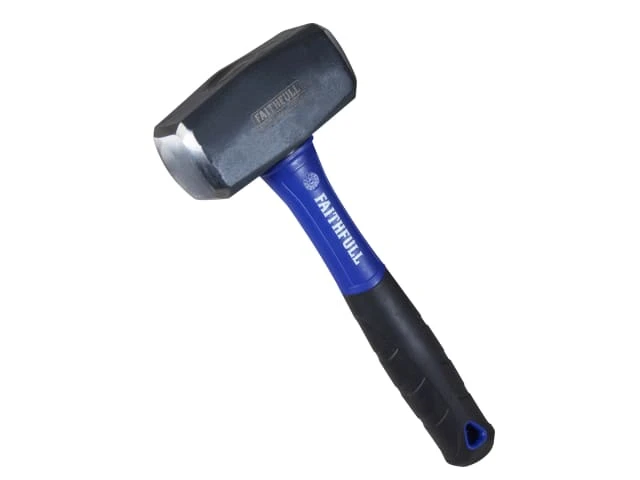 Faithfull club hammer with blue fiberglass handle