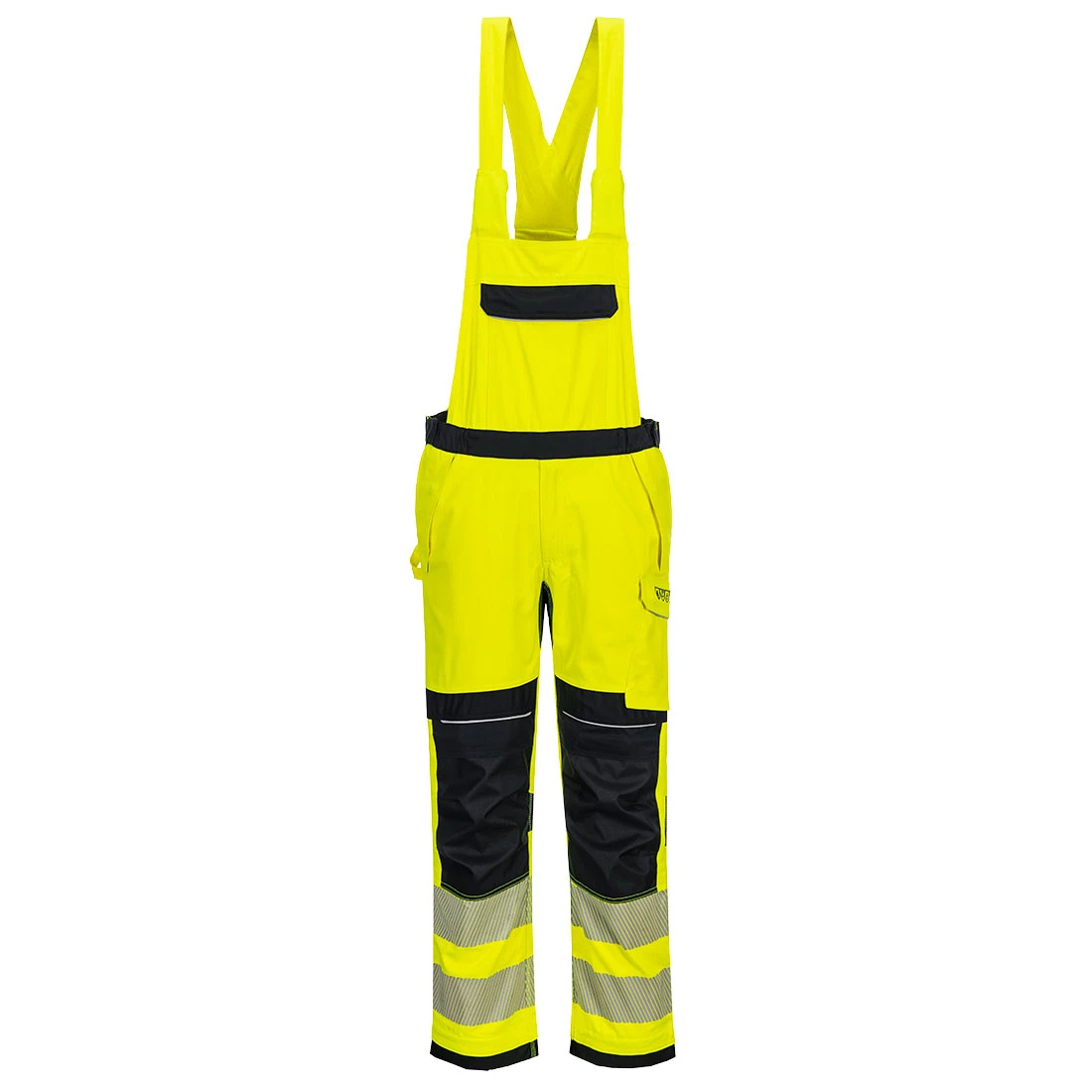 PW3 Modaflame Work Hi-Vis Multi-Norm FR Bib and Brace Yellow/Navy