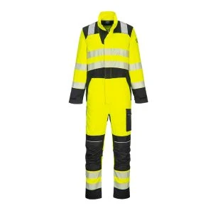 PW3 Modaflame Work Hi-Vis Multi-Norm FR Coverall Yellow/Black
