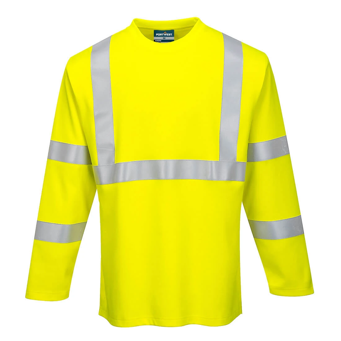 Modaflame Knit Hi-Vis FR Long Sleeve T-Shirt Yellow