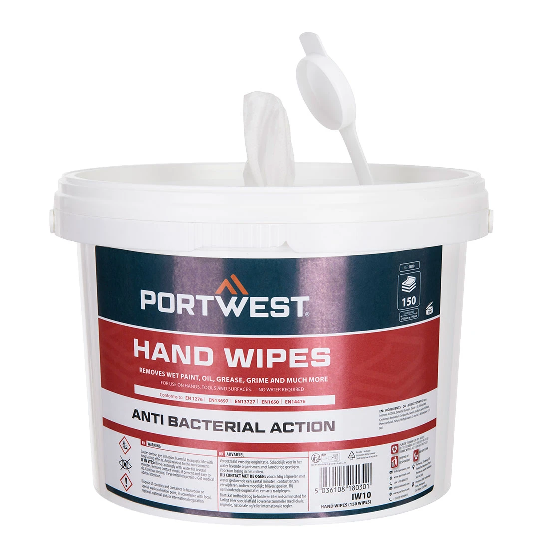 Hand Wipes (150 Wipes) White