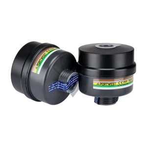 ABEK2P3 Combination Filter Universal Thread (Pk4) Black
