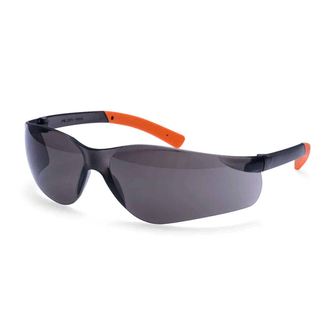 Pan View Safety Glasses Smoke/Orange