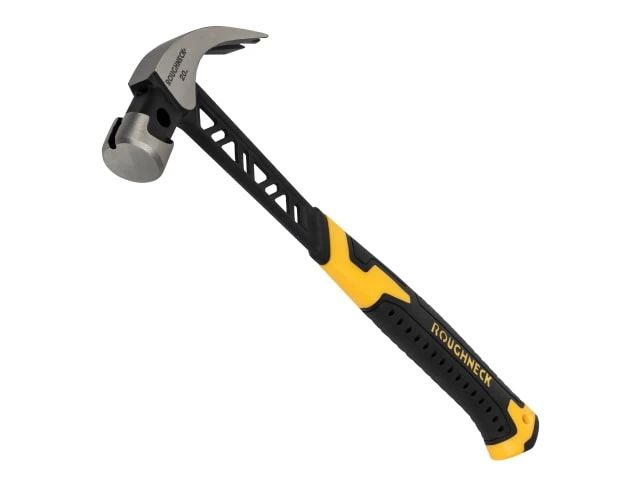 Roughneck Claw Hammer Roughneck claw hammer with yellow and black anti-vibration handle