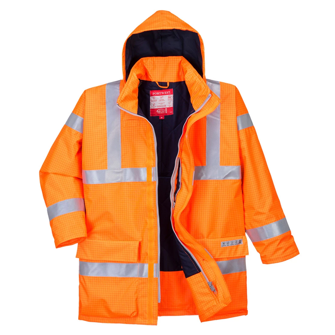 Bizflame Rain Hi-Vis FR  Winter Jacket Orange