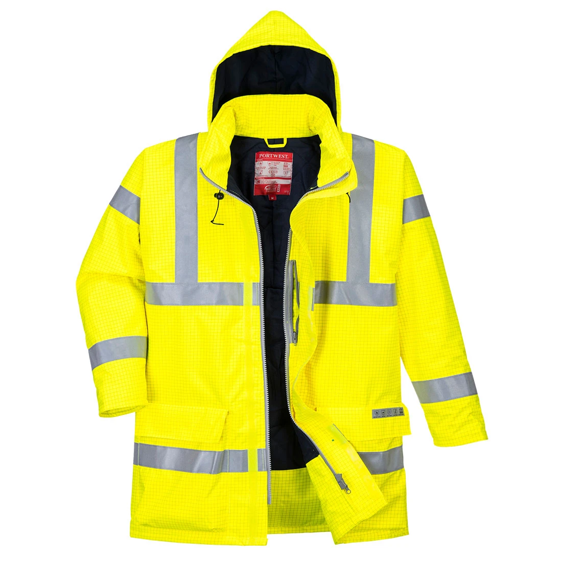Bizflame Rain Hi-Vis FR  Winter Jacket Yellow