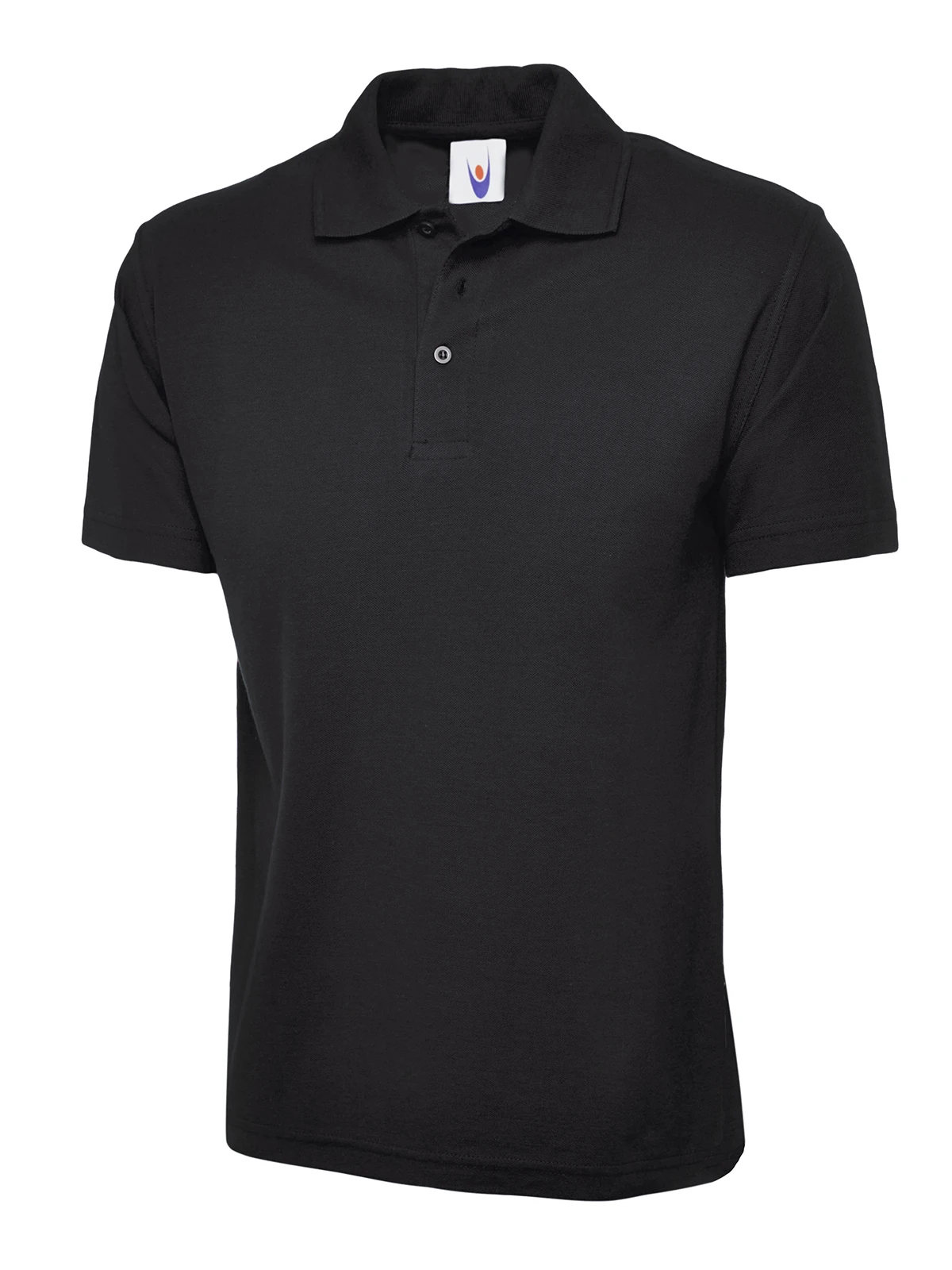 Uneek UC101 classic polo shirt in black