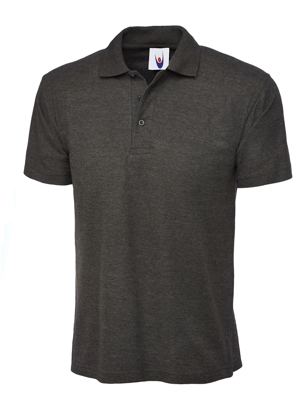 Uneek UC101 classic polo shirt in charcoal grey