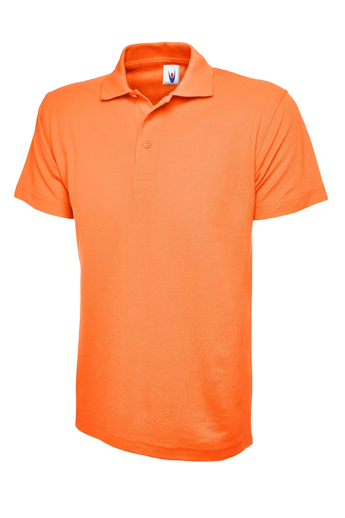 Uneek UC101 classic polo shirt in orange, short sleeve
