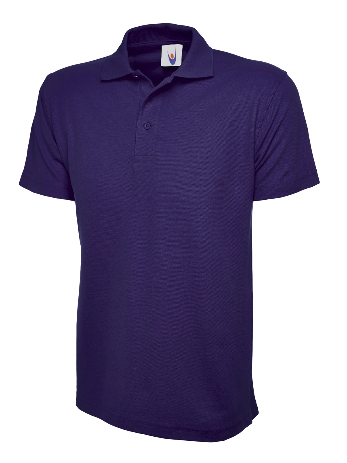 Uneek UC101 classic polo shirt in purple, short sleeve