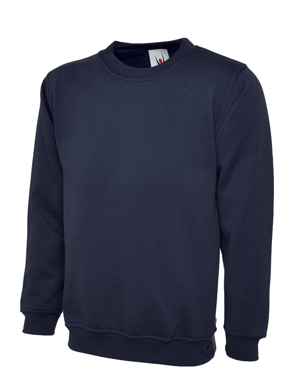 Ucode UC201 classic crew neck sweatshirt in navy