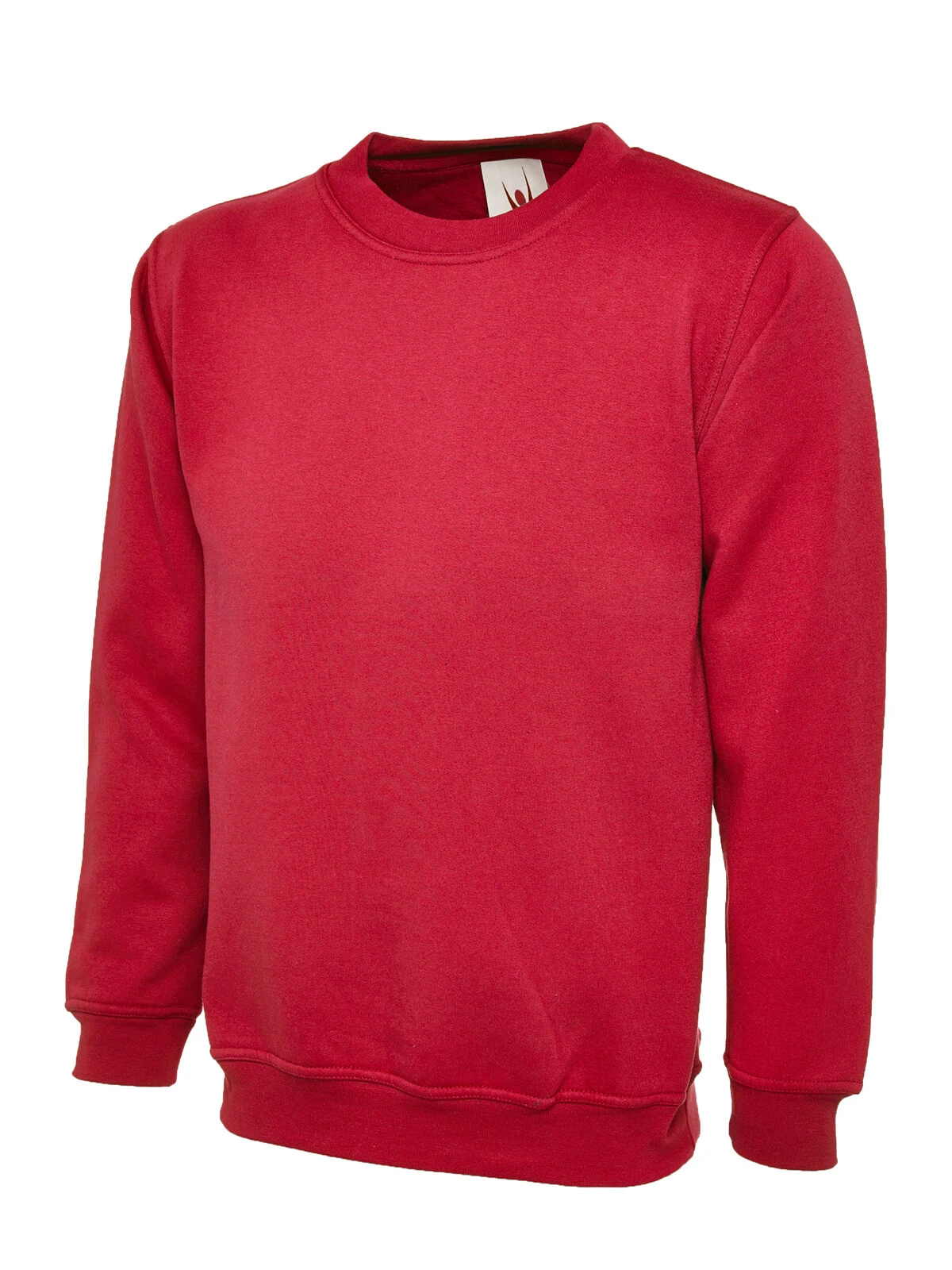 Ucode UC201 classic crew neck sweatshirt in red