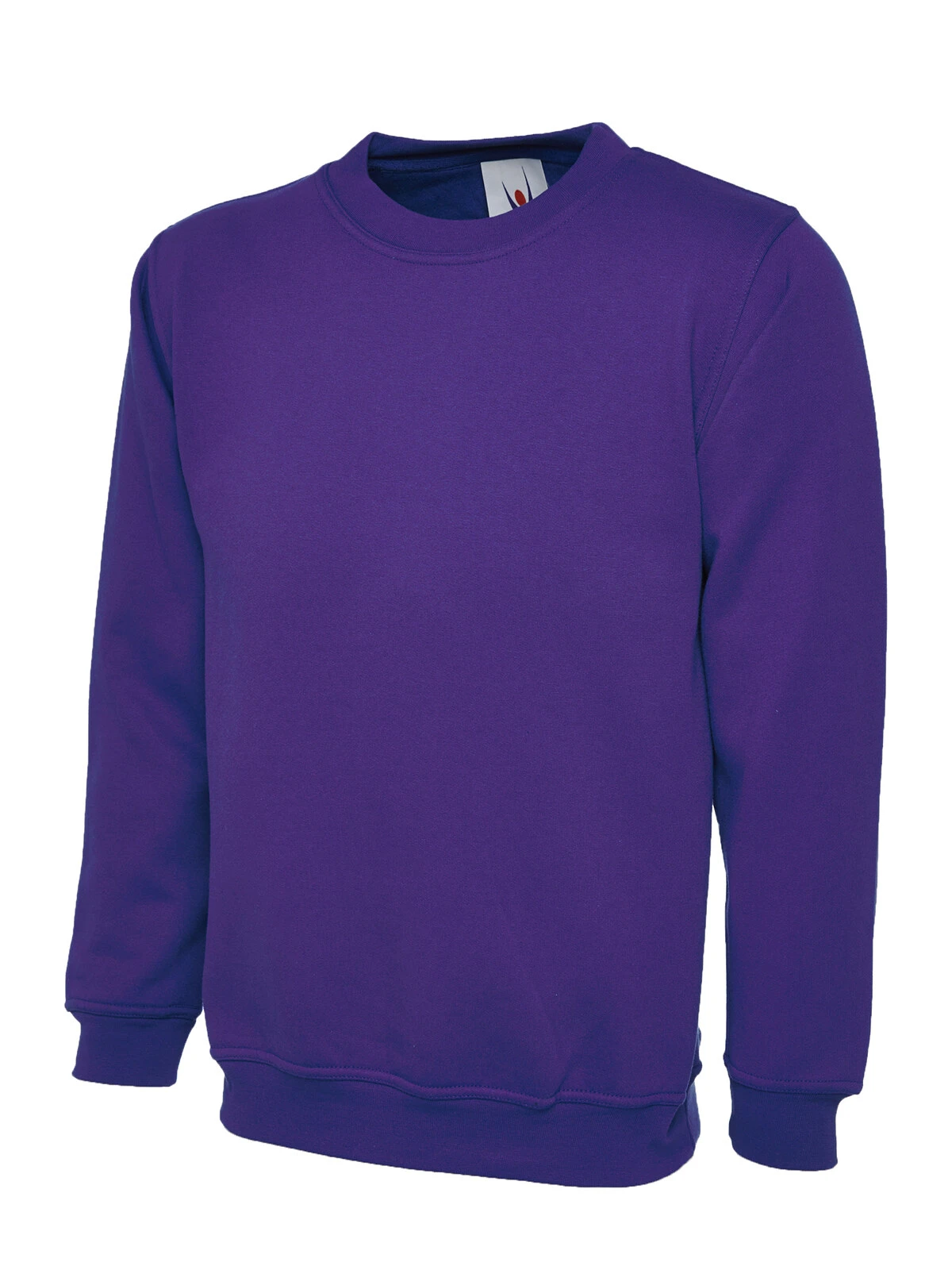 Uneek UC203 classic crew neck sweatshirt in purple