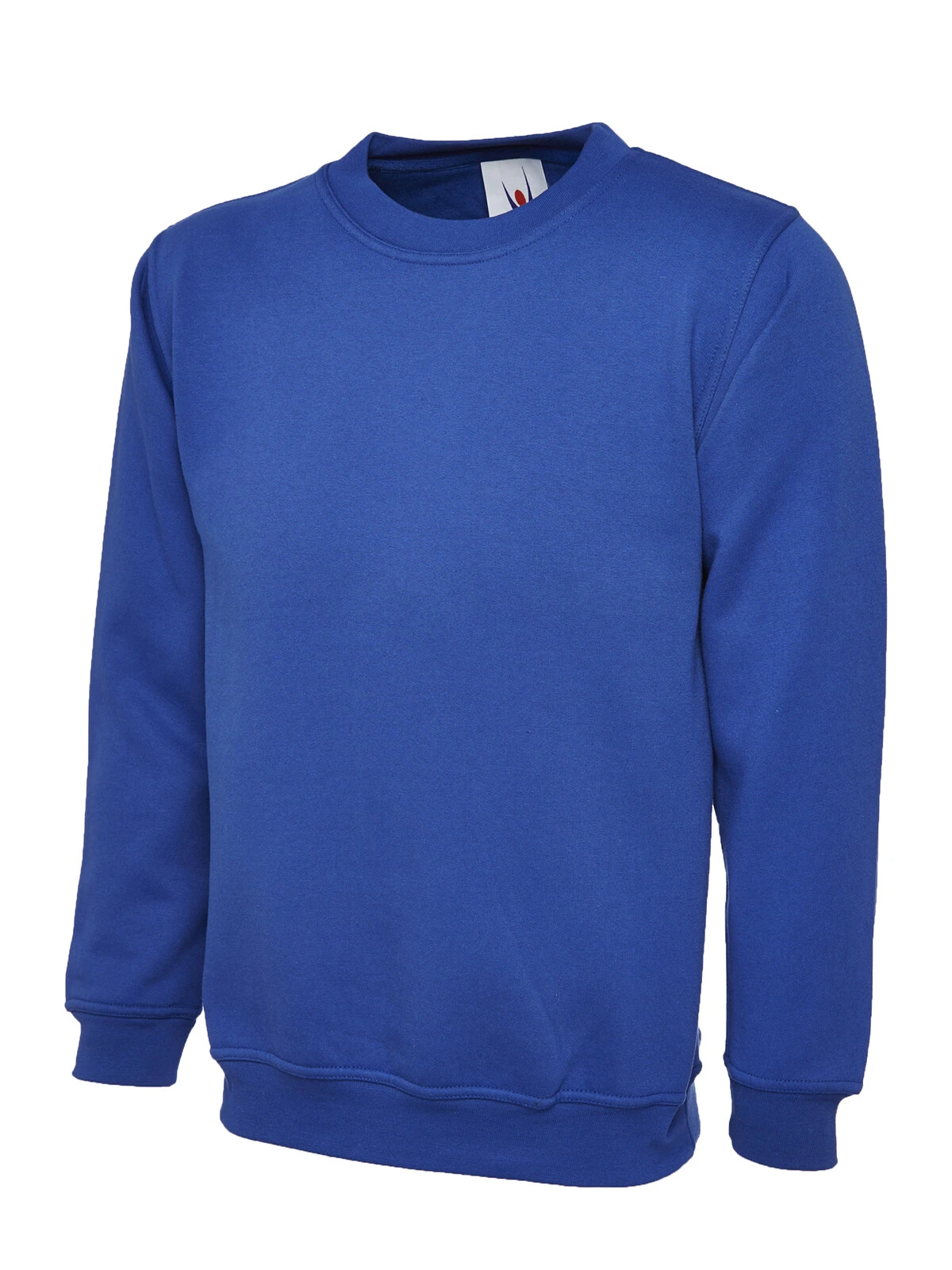 Uneek UC203 classic crew neck sweatshirt in royal blue