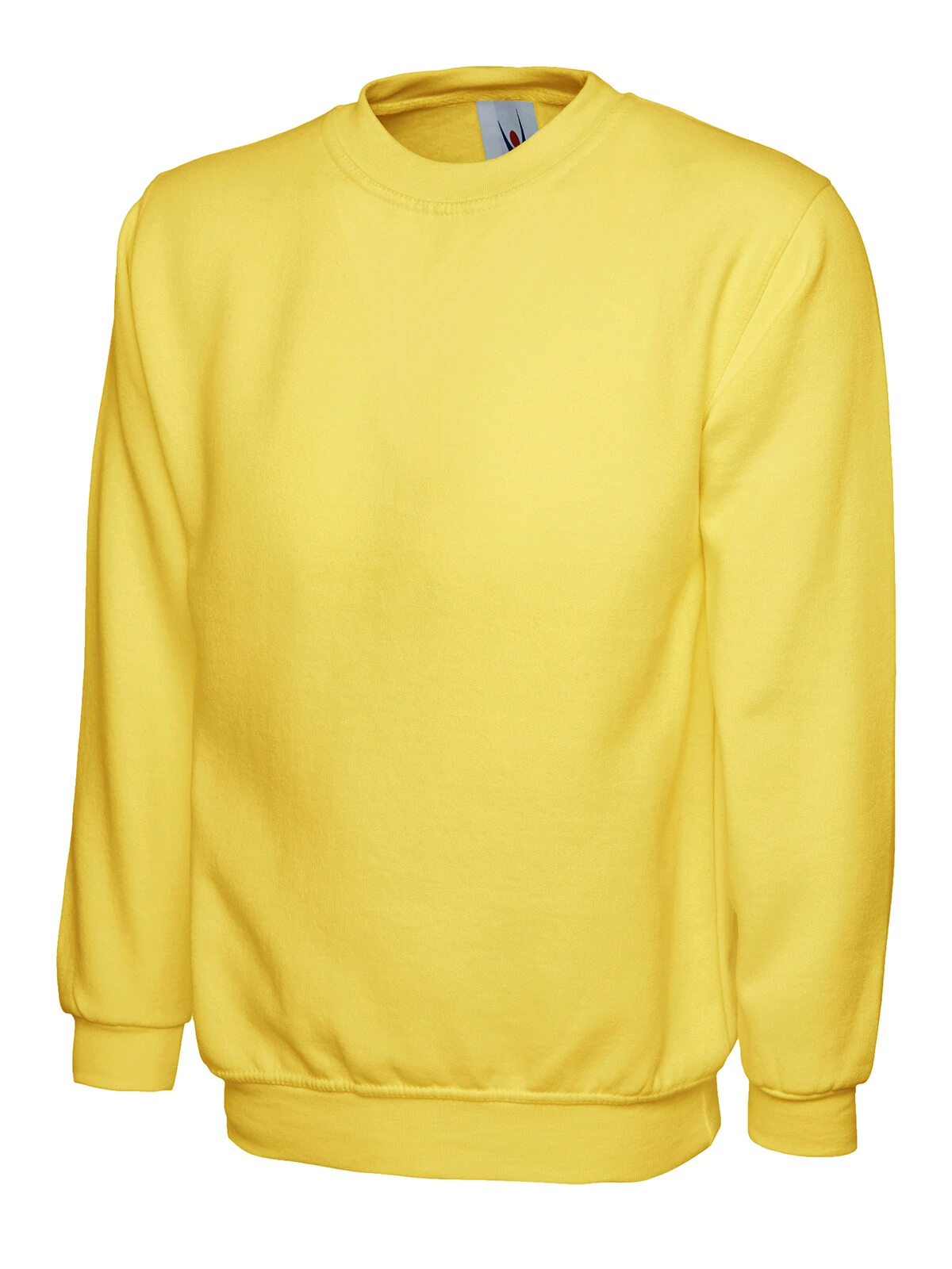 Uneek UC203 classic crew neck sweatshirt in yellow