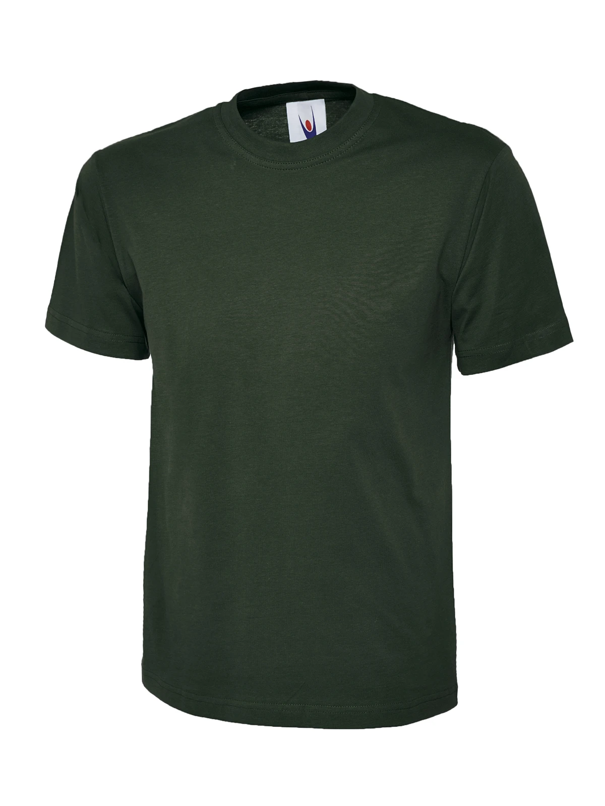Uneek UC301 classic crew neck t-shirt in bottle green
