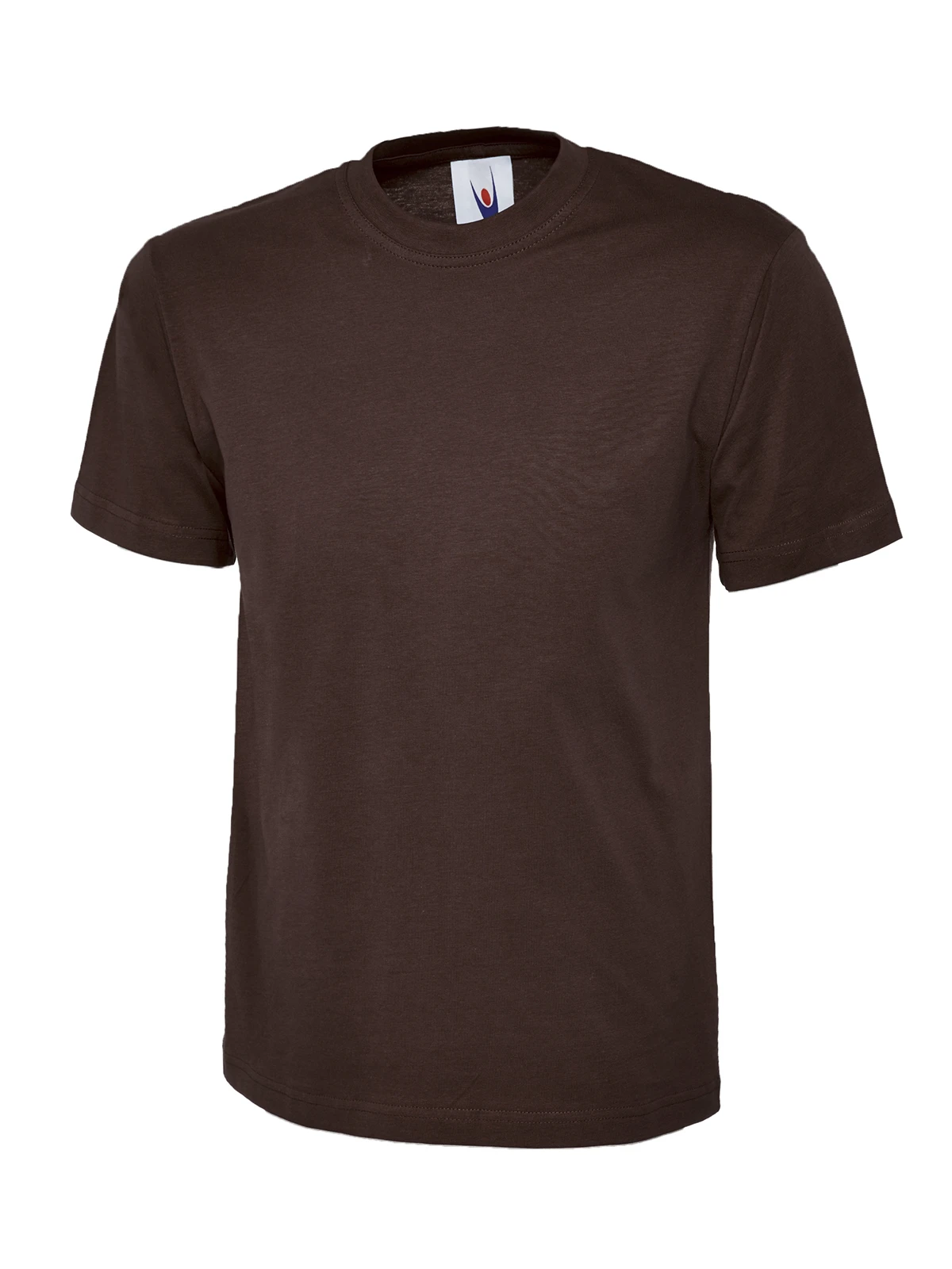 Uneek UC301 classic crew neck t-shirt in brown