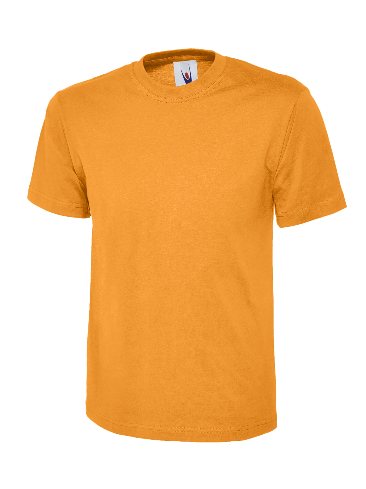 Uneeko UC301 classic crew neck t-shirt in orange