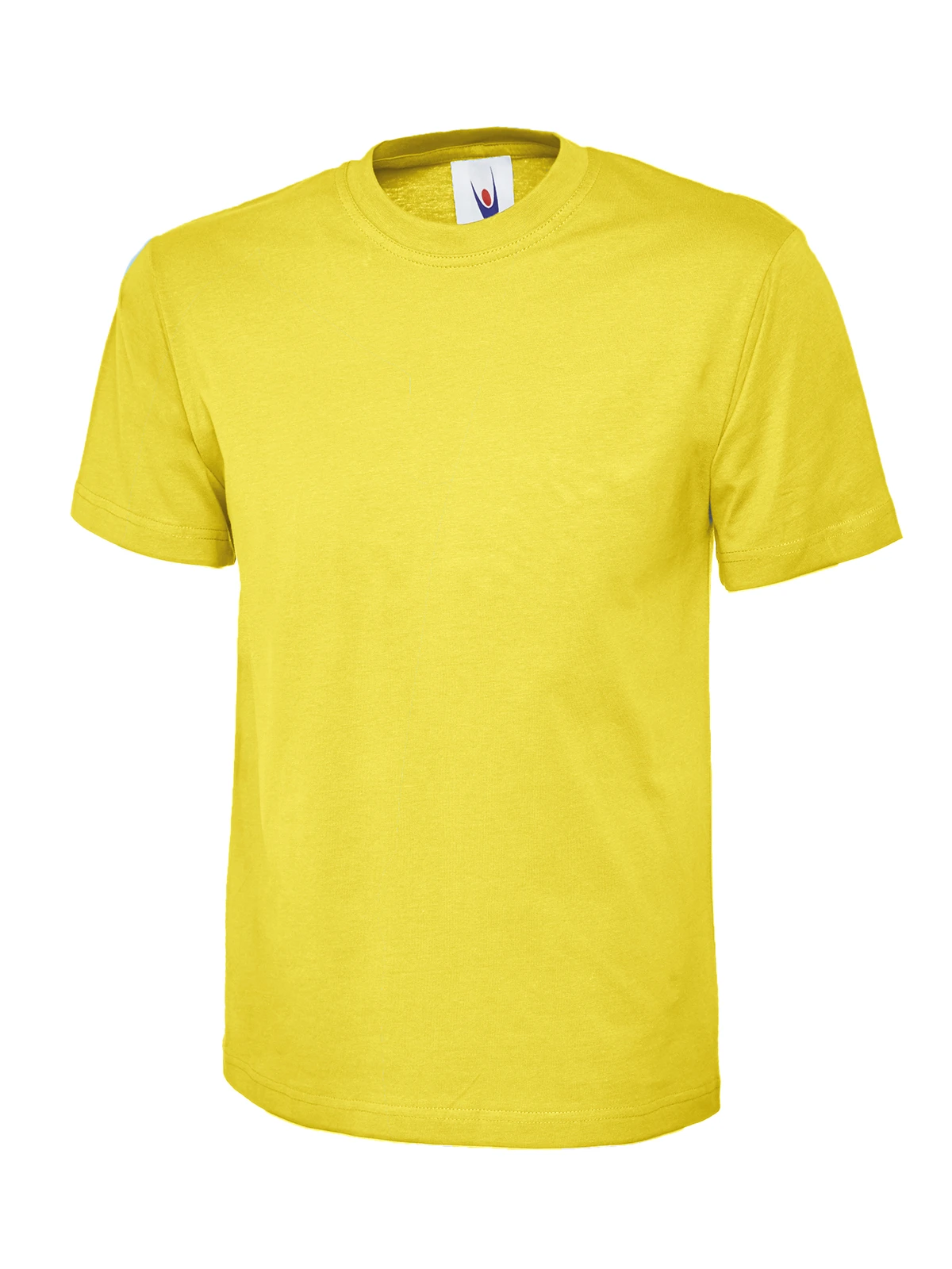 Uneek UC301 classic yellow crew neck t-shirt