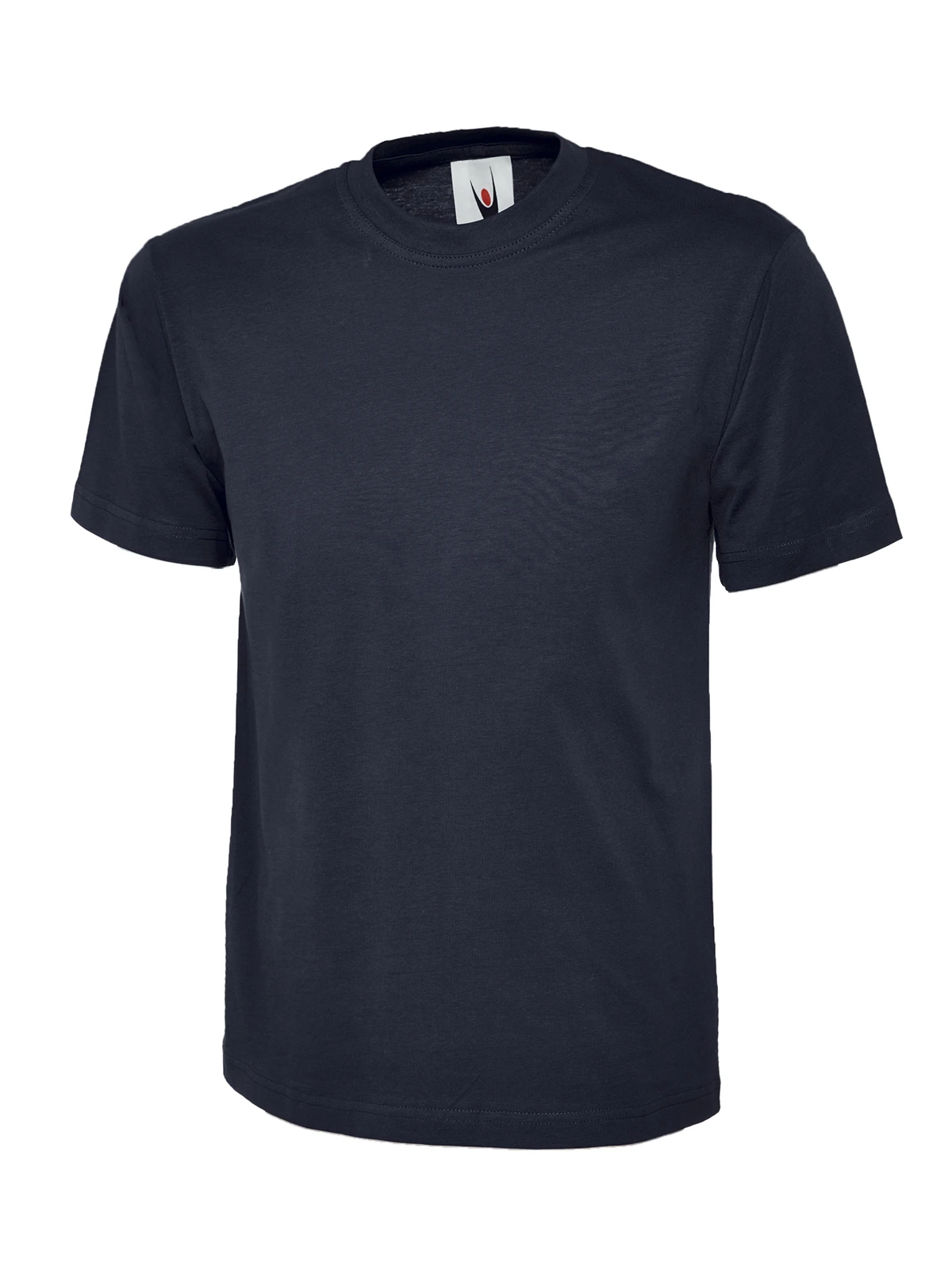Uneek UC302 classic t-shirt in navy blue with chest pocket