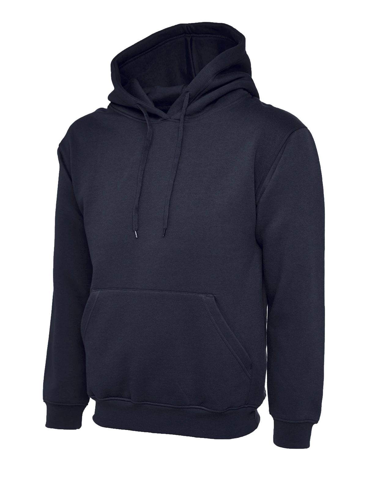 Uneek UC501 navy pullover hoodie with kangaroo pocket