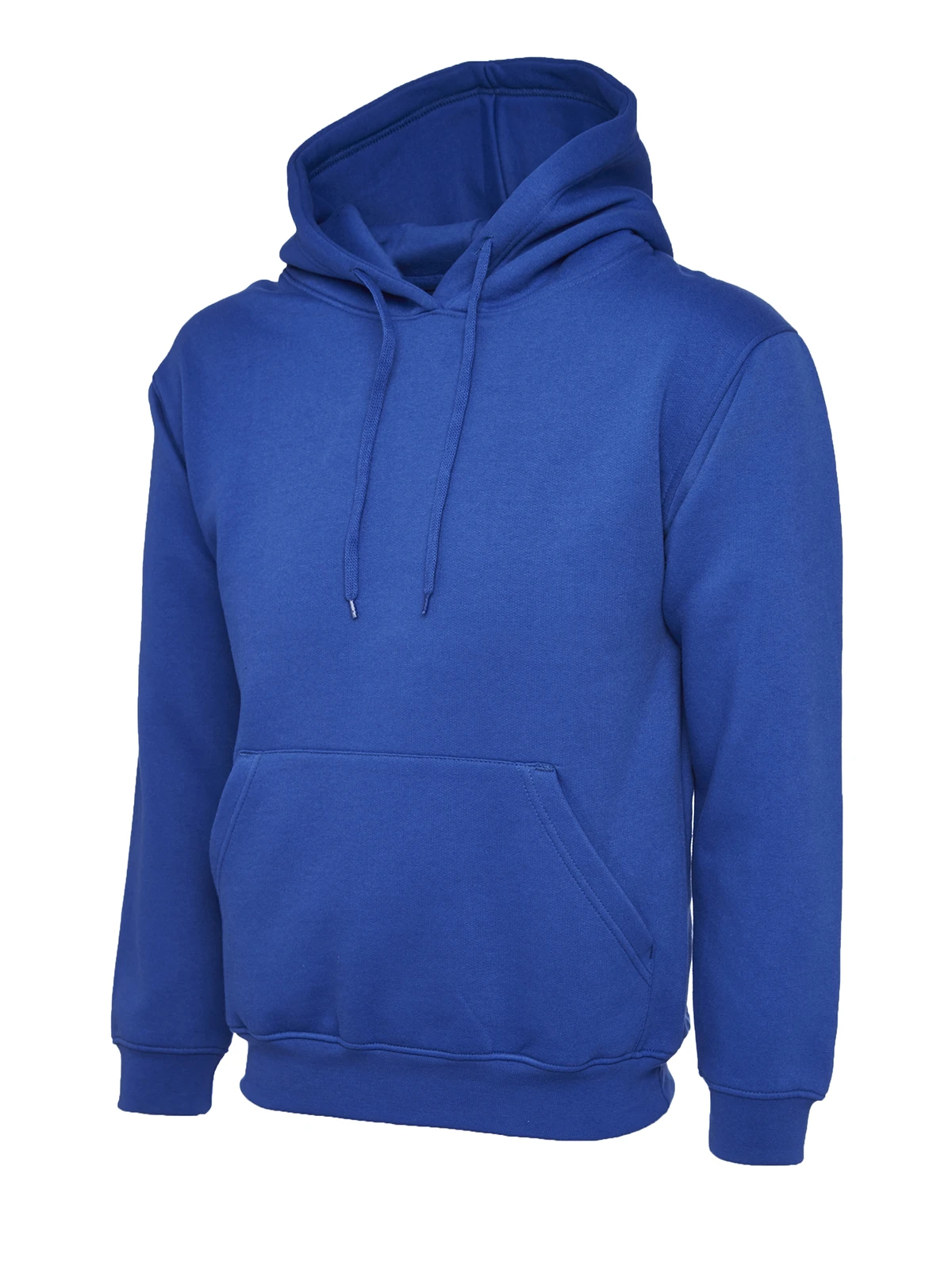 Uneek UC501 royal blue pullover hoodie with kangaroo pocket