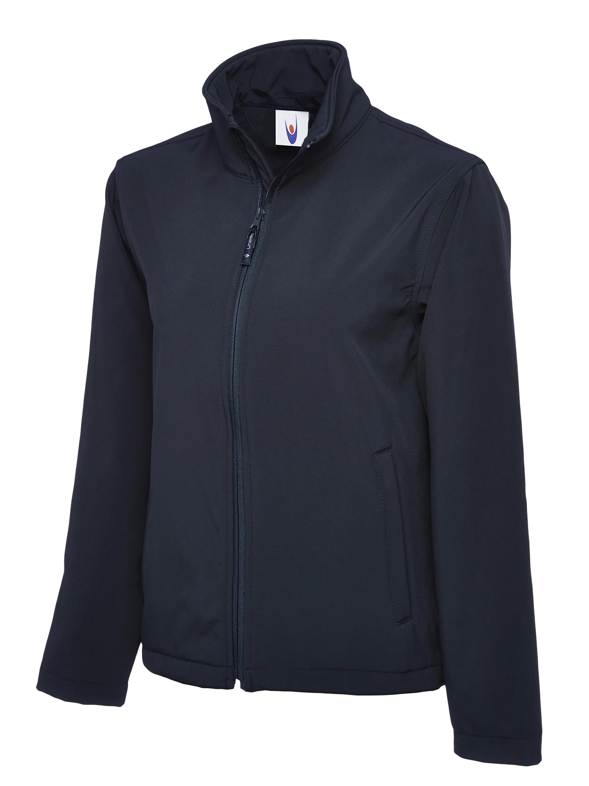 Uneek UC612 navy women's classic softshell jacket with zip