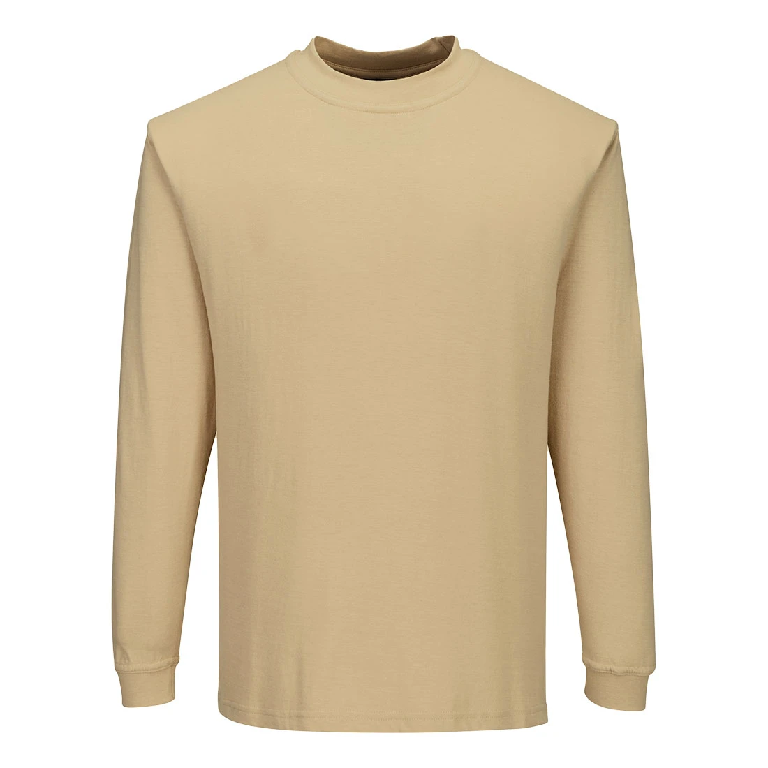Modaflame Knit FR Long Sleeve T-Shirt Tan