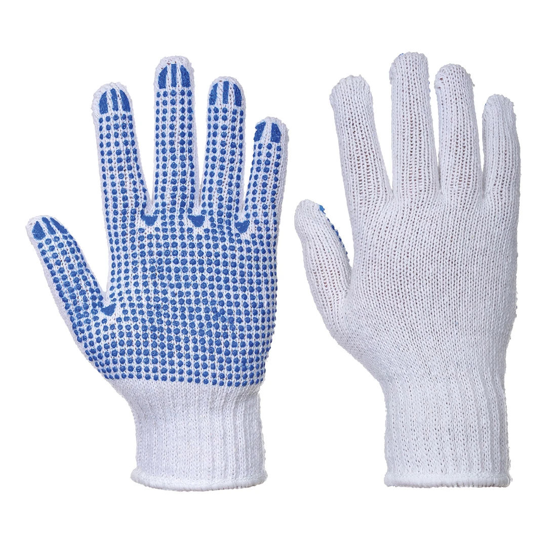 Liner 7 PVC Polka Dot Glove White/Blue