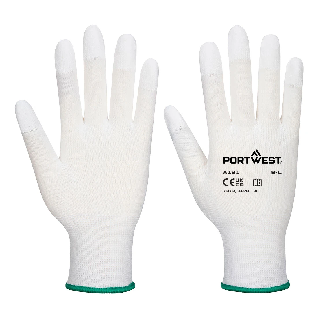 Grip 13 PU Fingertip Glove White