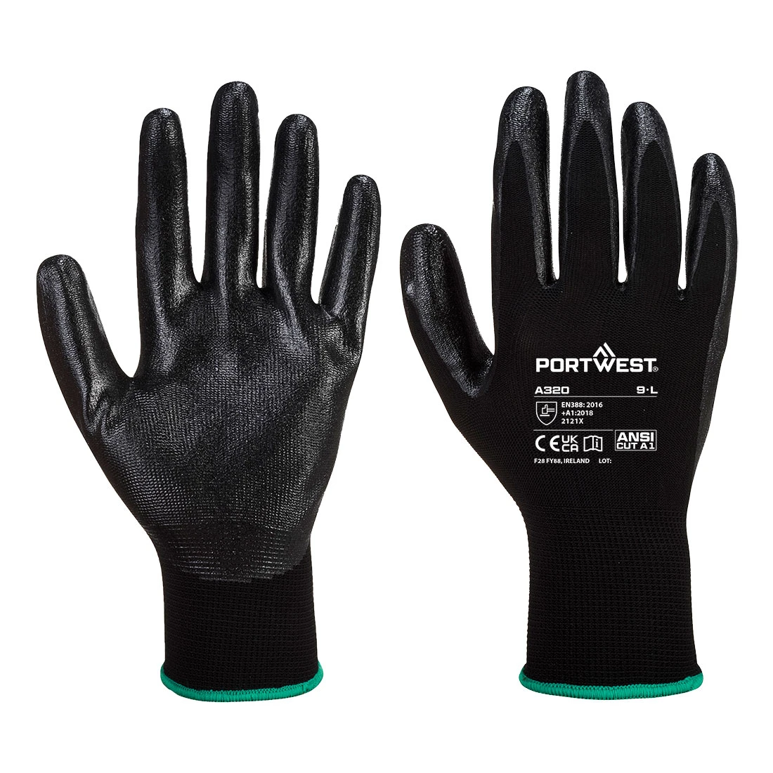 Grip 13 Nitrile Foam Glove Black