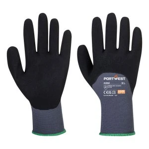 Grip 15 Nitrile Sandy 3/4 Palm Glove Grey/Black