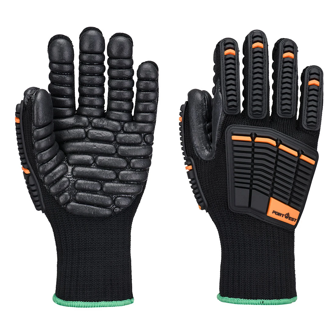 Anti-Vibration 10 Rubber Chloroprene Impact Glove Black Anti-Vibration 10 Rubber Chloroprene Impact Glove Black