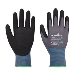Grip 15 Nitrile Foam Texpel Glove Black/Grey