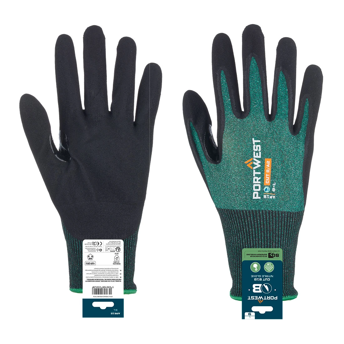 SG Cut B18 Nitrile Glove (Retail) Green/Black SG Cut B18 Nitrile Glove (Retail) Green/Black