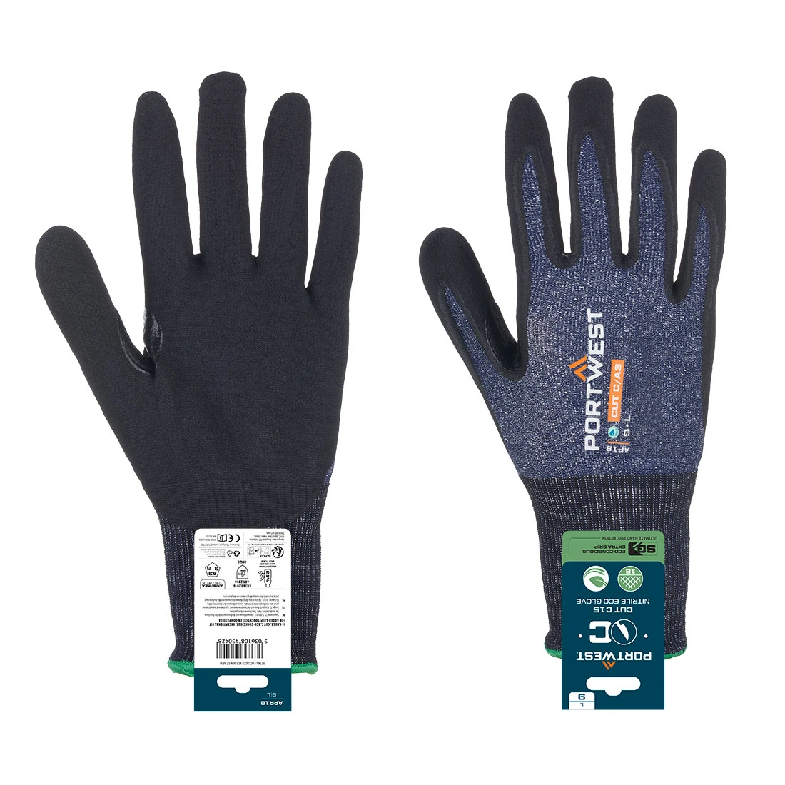 SG Cut C15 Nitrile Glove (Retail) Blue/Black SG Cut C15 Nitrile Glove (Retail) Blue/Black