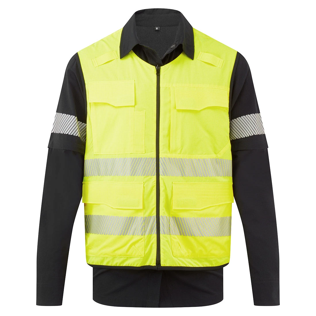 Ultimate Modular Hi-Vis 6-in-1 Shirt Black/Yellow Ultimate Modular Hi-Vis 6-in-1 Shirt Black/Yellow