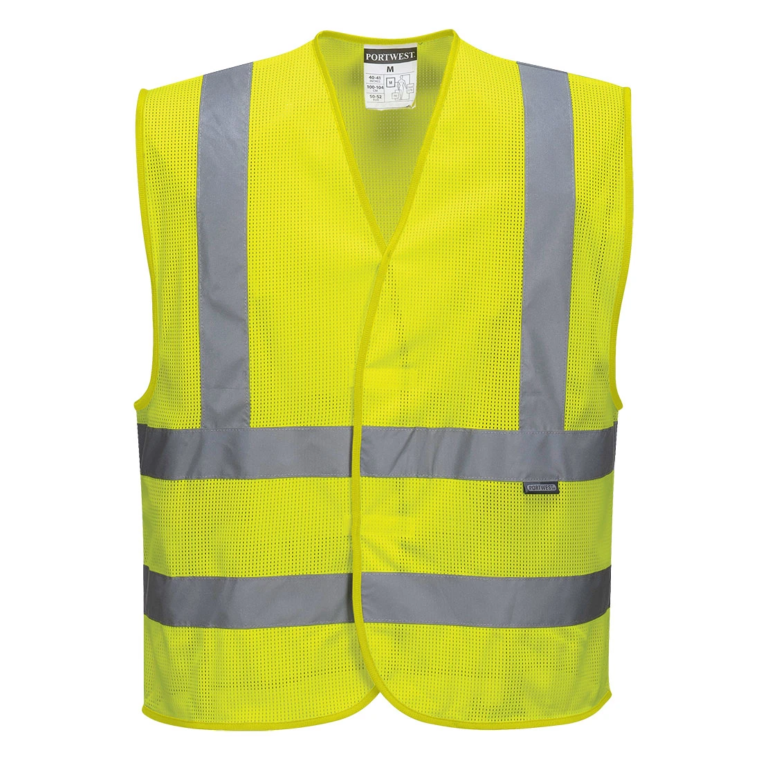 Hi-Vis Mesh Band and Brace Vest Yellow