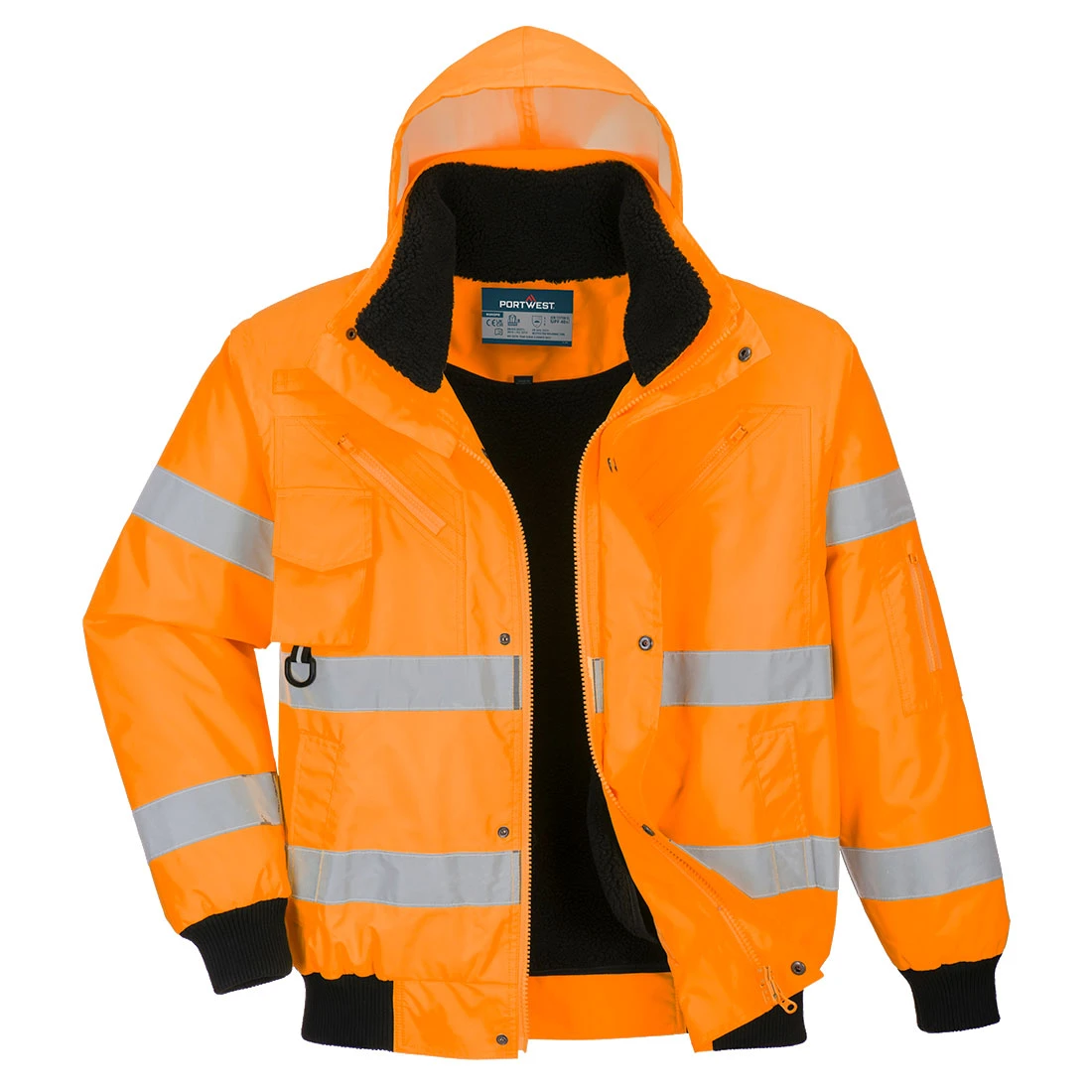 Hi-Vis 3-in-1 Bomber Jacket Orange Hi-Vis 3-in-1 Bomber Jacket Orange