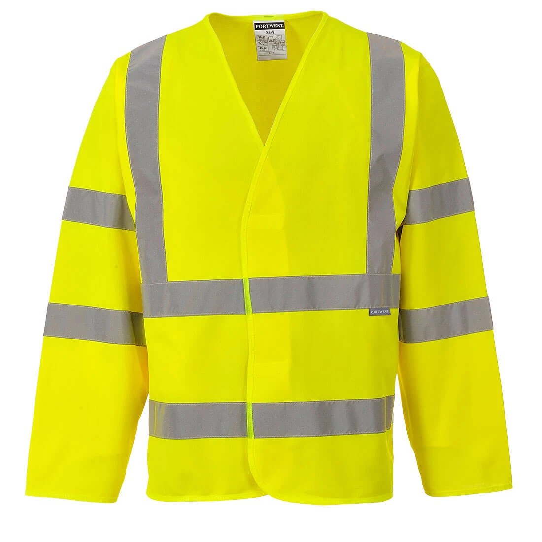 Hi-Vis Band and Brace Jacket L/S Yellow