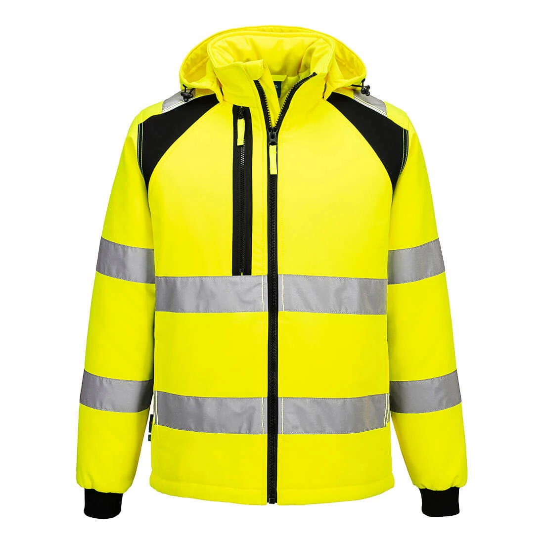 WX2 Eco Hi-Vis Padded Softshell (2L) Yellow/Black