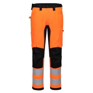 WX2 ECO Hi-Vis Stretch Trade Trouser Orange/Black