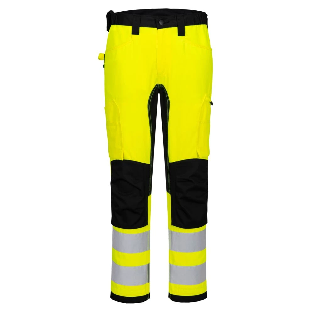 WX2 ECO Hi-Vis Stretch Trade Trouser Yellow/Black