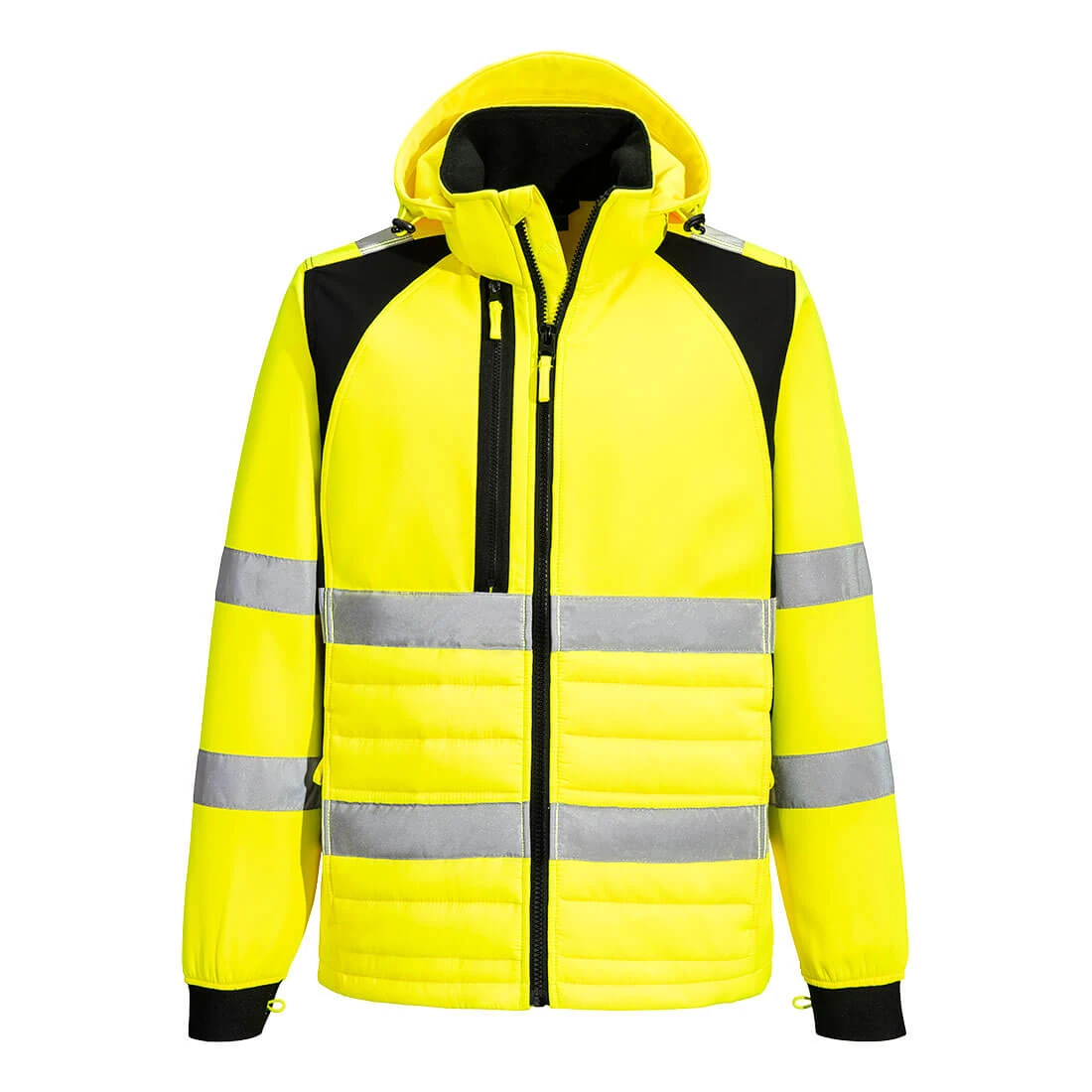 WX2 Eco Hi-Vis Hybrid Jacket Yellow/Black