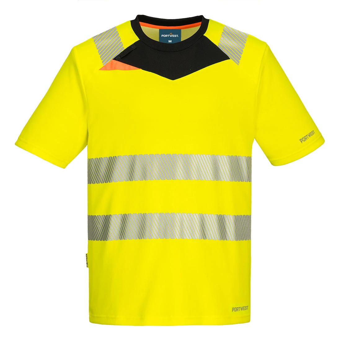 DX4 Hi-Vis T-Shirt S/S Yellow/Black
