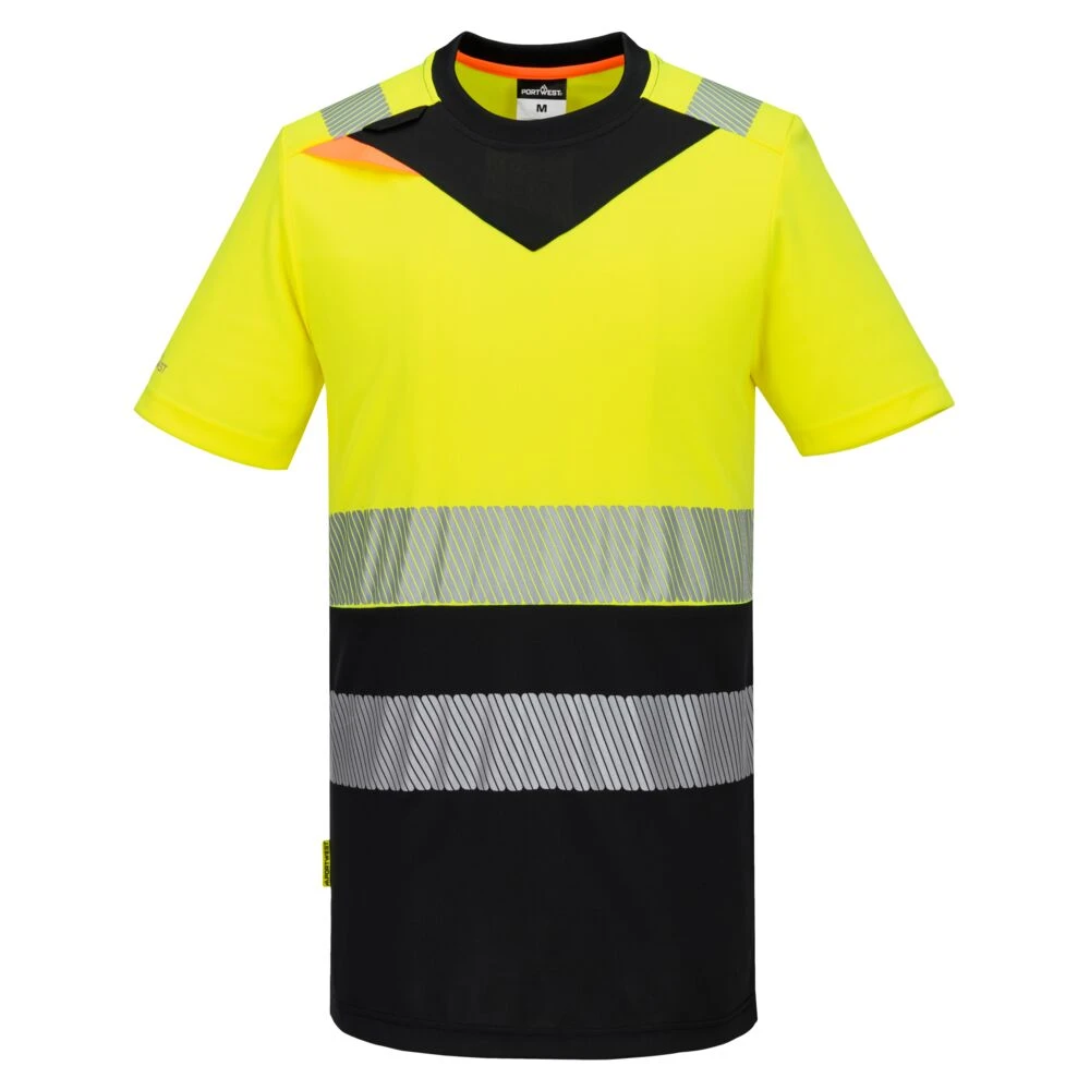 DX4 Hi-Vis Class 1 T-Shirt S/S Yellow/Black