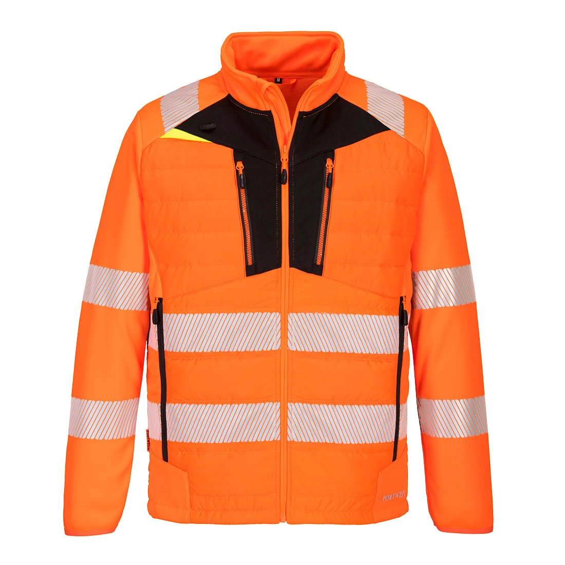 DX4 Hi-Vis Hybrid Baffle Jacket Orange/Black DX4 Hi-Vis Hybrid Baffle Jacket Orange/Black