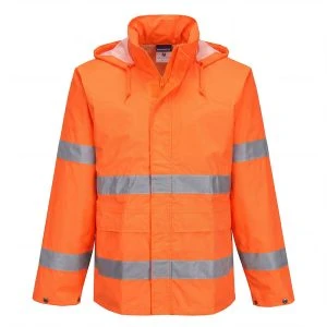 ES1 Essential Hi-Vis Rain Jacket Orange